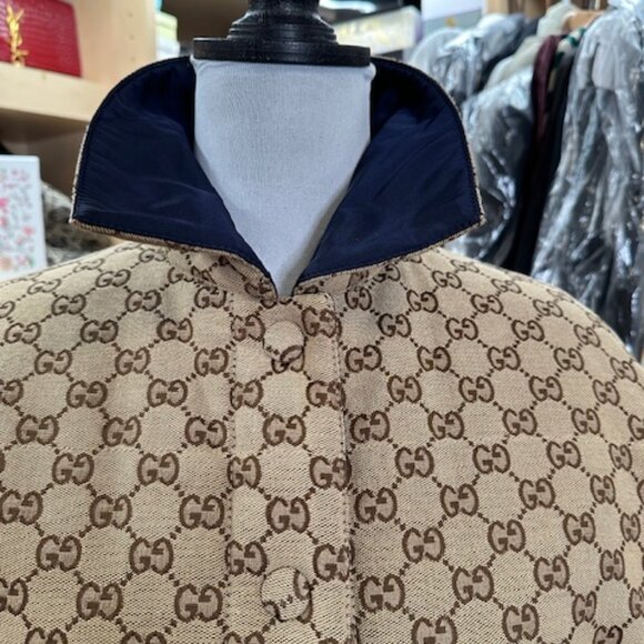 Gucci Brand New Reversible Size 40 Bomber Jacket - Picture 8 of 12